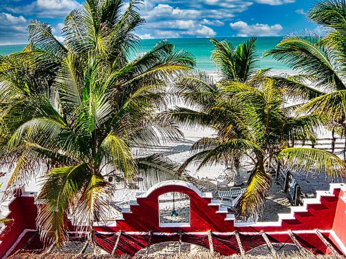 Beachfront Apartment Hacienda Del Cuyo Bagian luar foto