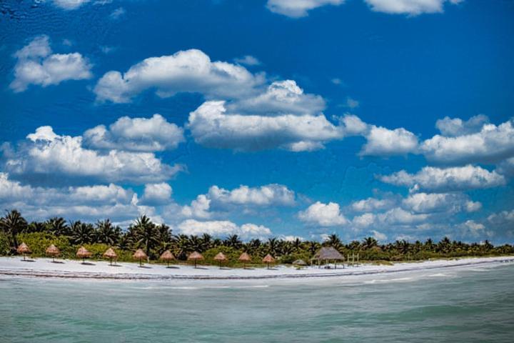 Beachfront Apartment Hacienda Del Cuyo Bagian luar foto